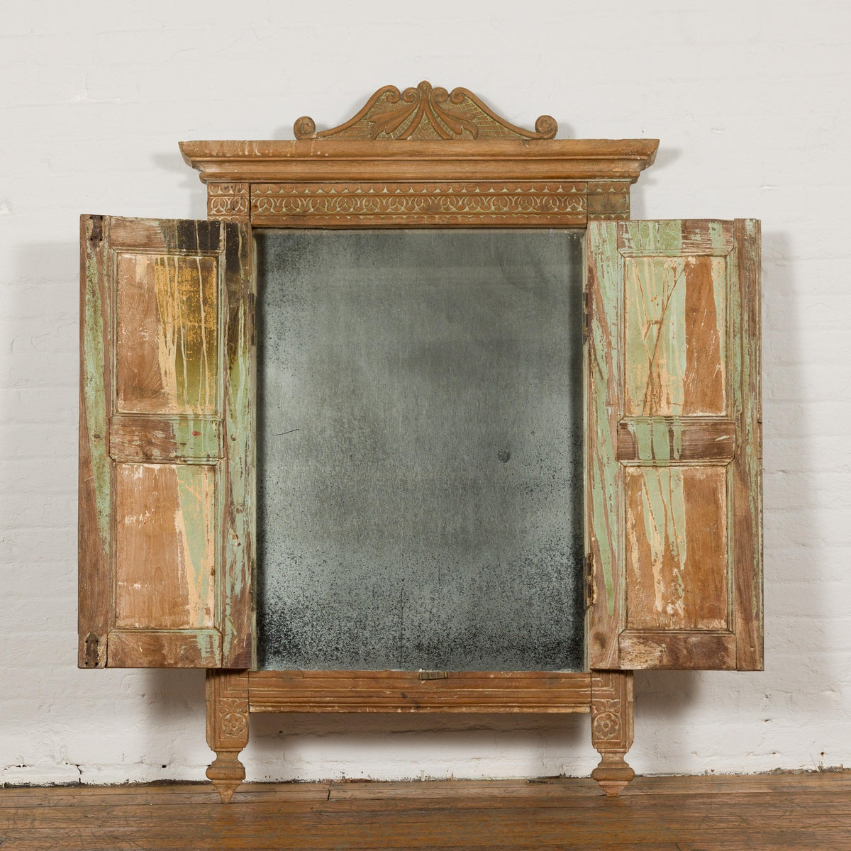 Decorative Carved Window Frame with Doors-13. Asian & Chinese Furniture, Art, Antiques, Vintage Home Décor for sale at FEA Home