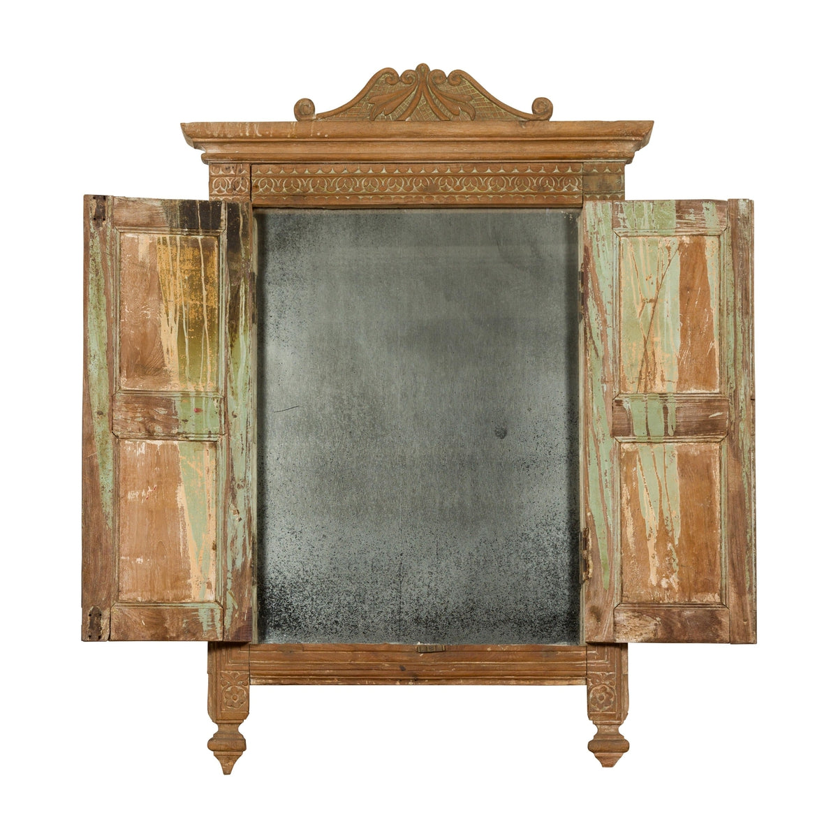 Decorative Carved Window Frame with Doors-17. Asian & Chinese Furniture, Art, Antiques, Vintage Home Décor for sale at FEA Home