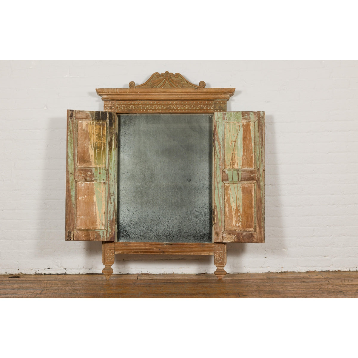 Decorative Carved Window Frame with Doors-2. Asian & Chinese Furniture, Art, Antiques, Vintage Home Décor for sale at FEA Home
