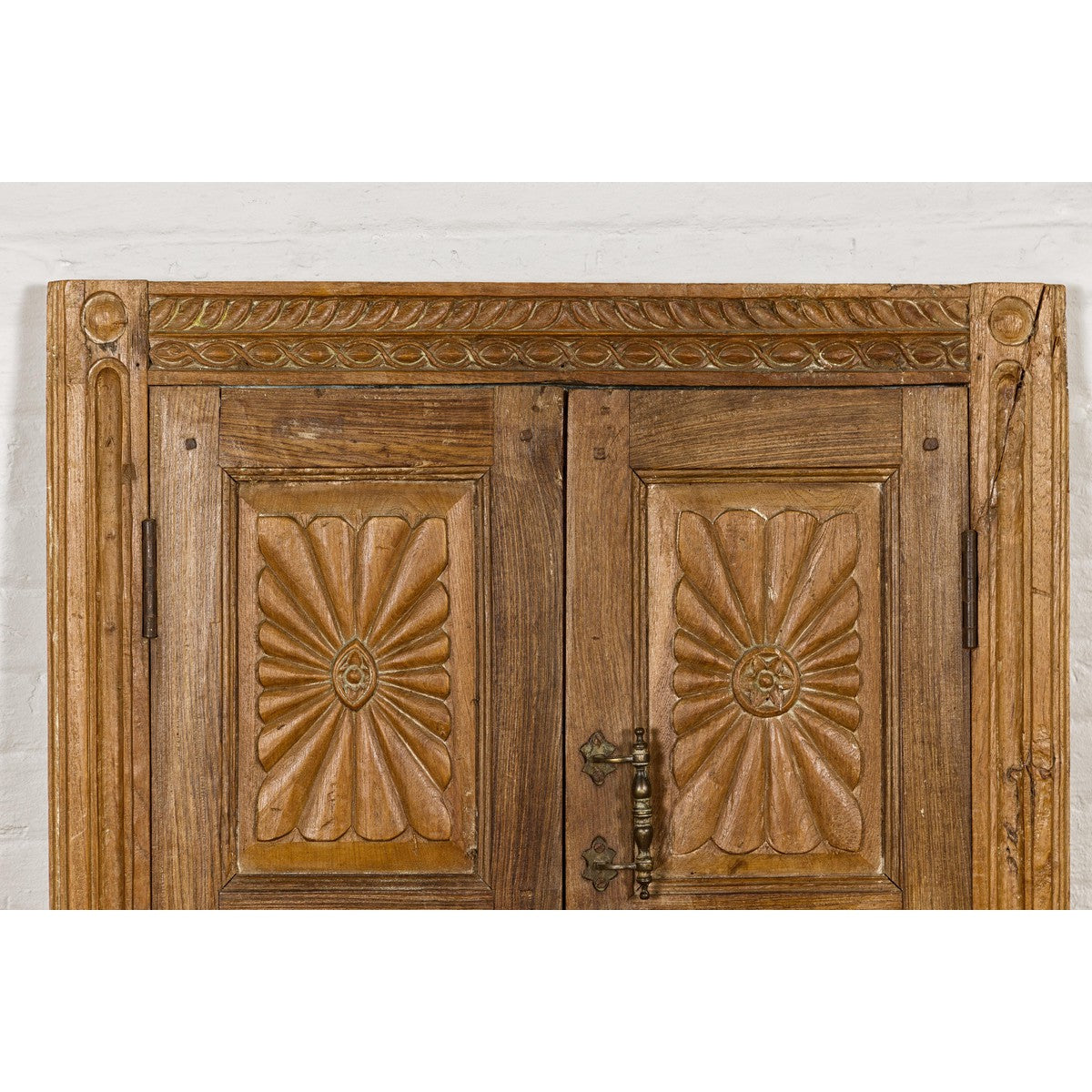 Carved Window from the 19th Century Retrofitted with Heavy Antiqued Mirror-4. Asian & Chinese Furniture, Art, Antiques, Vintage Home Décor for sale at FEA Home