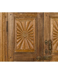 Carved Window from the 19th Century Retrofitted with Heavy Antiqued Mirror-9. Asian & Chinese Furniture, Art, Antiques, Vintage Home Décor for sale at FEA Home