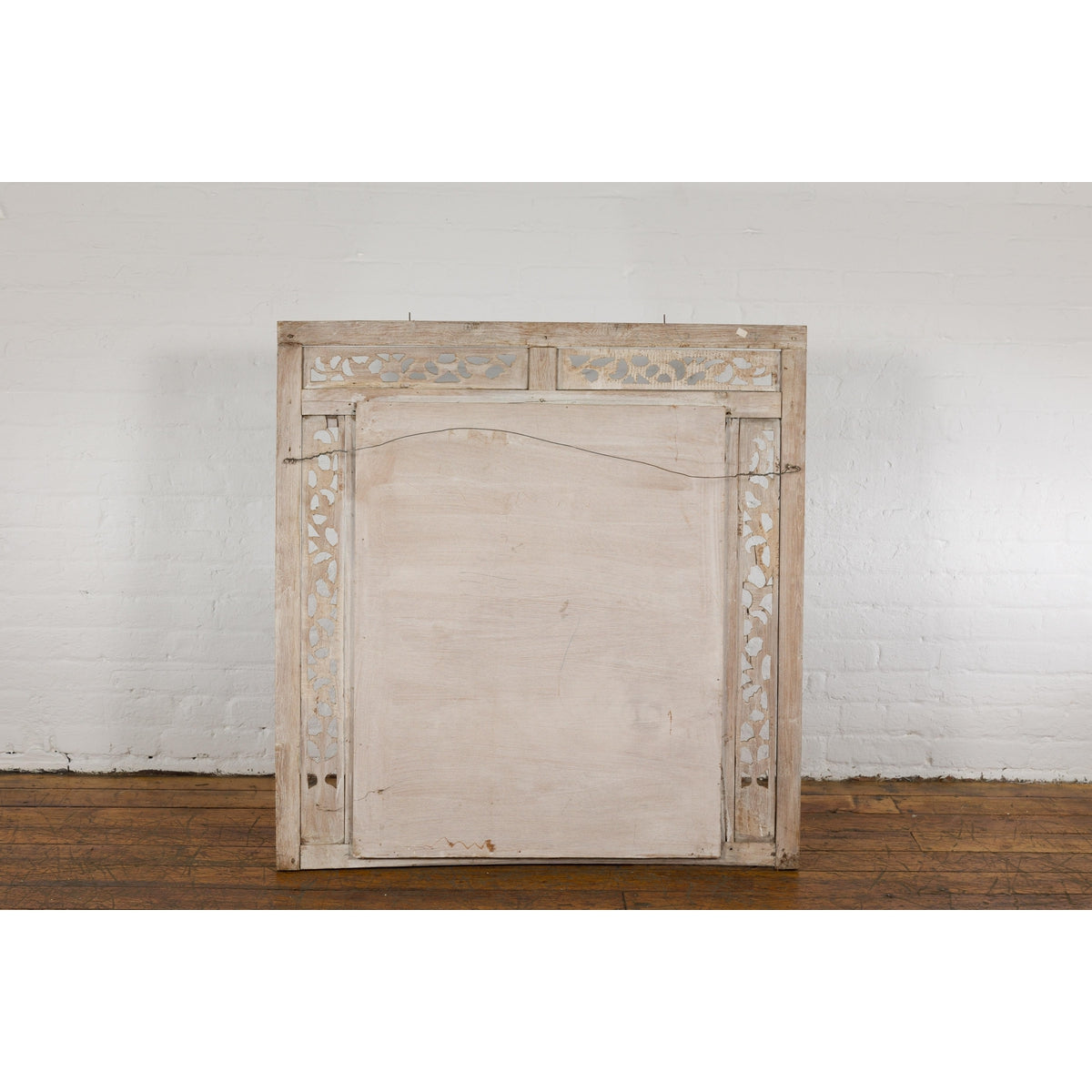 19th Century Antique Mirror with Carved Wooden Frame-13. Asian & Chinese Furniture, Art, Antiques, Vintage Home Décor for sale at FEA Home
