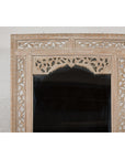 19th Century Antique Mirror with Carved Wooden Frame-4. Asian & Chinese Furniture, Art, Antiques, Vintage Home Décor for sale at FEA Home