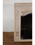 19th Century Antique Mirror with Carved Wooden Frame-6. Asian & Chinese Furniture, Art, Antiques, Vintage Home Décor for sale at FEA Home