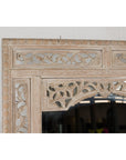 19th Century Antique Mirror with Carved Wooden Frame-8. Asian & Chinese Furniture, Art, Antiques, Vintage Home Décor for sale at FEA Home