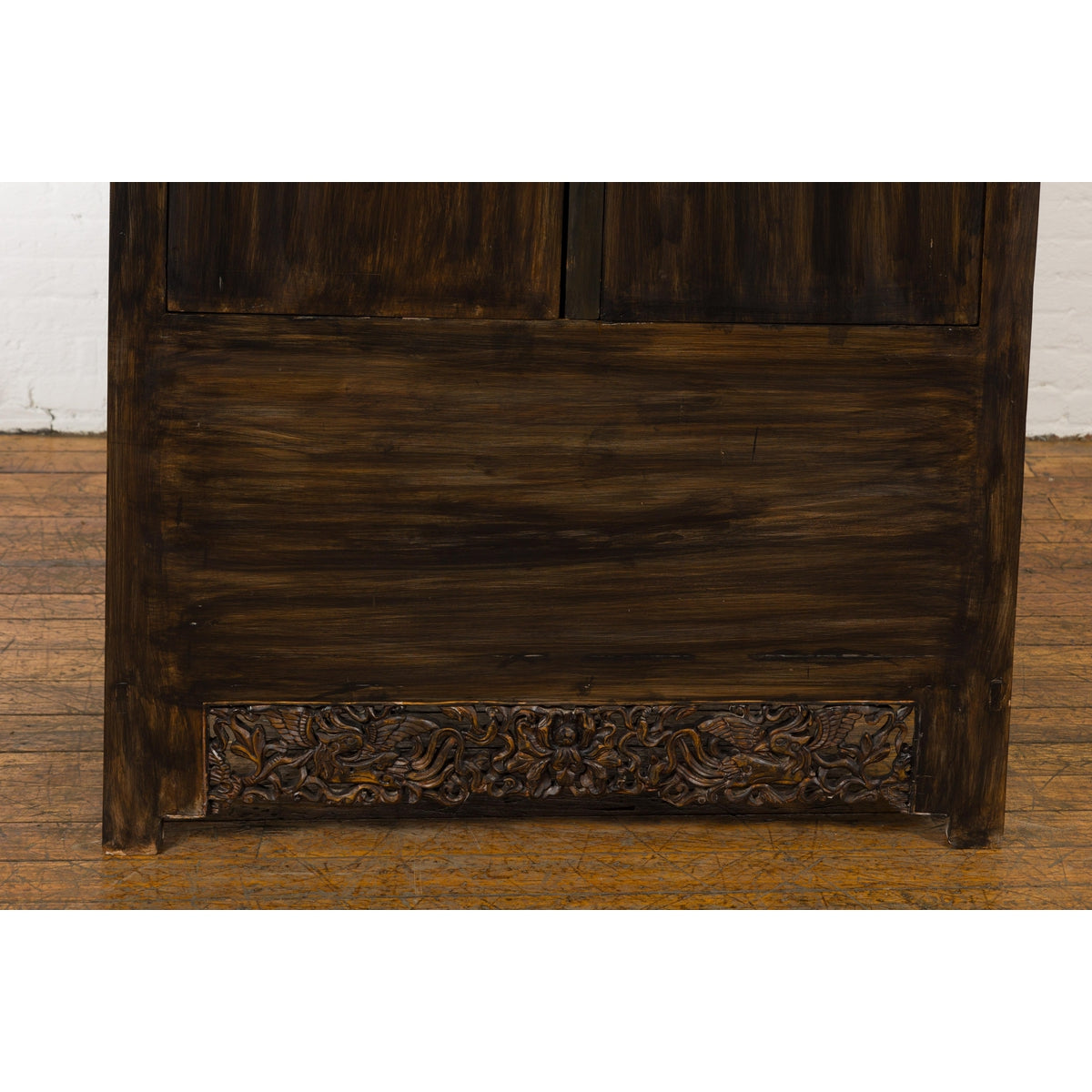 Chinese Antique Cabinet with Carved Birds in the Apron-10. Asian & Chinese Furniture, Art, Antiques, Vintage Home Décor for sale at FEA Home