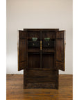 Chinese Antique Cabinet with Carved Birds in the Apron-5. Asian & Chinese Furniture, Art, Antiques, Vintage Home Décor for sale at FEA Home