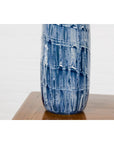 Slender Blue Vase with Spiralling and Dripping Décor, Two Sold Each-12. Asian & Chinese Furniture, Art, Antiques, Vintage Home Décor for sale at FEA Home