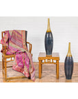 Sleek Tall Multi-Color Contemporary Vase with Narrow Mouth-15. Asian & Chinese Furniture, Art, Antiques, Vintage Home Décor for sale at FEA Home