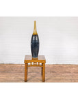 Sleek Tall Multi-Color Contemporary Vase with Narrow Mouth-3. Asian & Chinese Furniture, Art, Antiques, Vintage Home Décor for sale at FEA Home