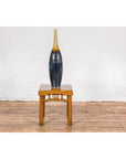 Sleek Tall Multi-Color Contemporary Vase with Narrow Mouth-4. Asian & Chinese Furniture, Art, Antiques, Vintage Home Décor for sale at FEA Home