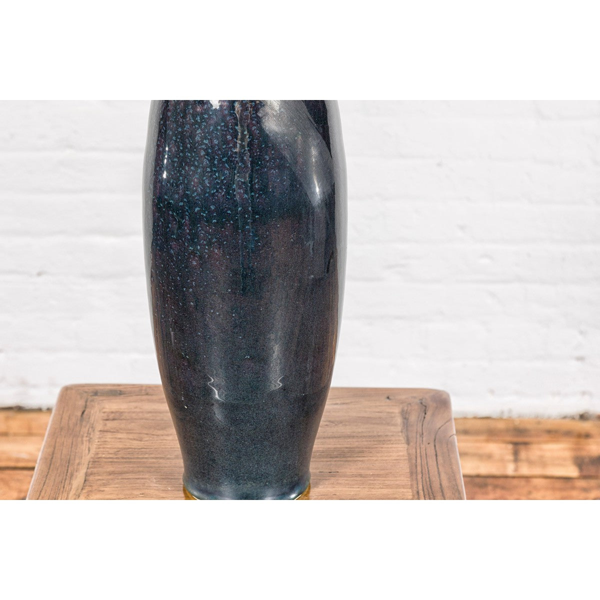 Sleek Tall Multi-Color Contemporary Vase with Narrow Mouth-7. Asian & Chinese Furniture, Art, Antiques, Vintage Home Décor for sale at FEA Home
