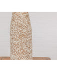 Earthy Brown and Cream Ceramic Vase with Energetic Dripping Décor-8. Asian & Chinese Furniture, Art, Antiques, Vintage Home Décor for sale at FEA Home
