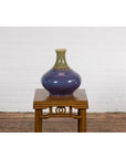 Contemporary Purple and Green Ceramic Vase-10. Asian & Chinese Furniture, Art, Antiques, Vintage Home Décor for sale at FEA Home