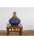 Contemporary Purple and Green Ceramic Vase-11. Asian & Chinese Furniture, Art, Antiques, Vintage Home Décor for sale at FEA Home