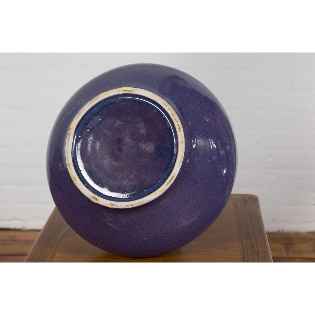 Contemporary Purple and Green Ceramic Vase-14. Asian & Chinese Furniture, Art, Antiques, Vintage Home Décor for sale at FEA Home
