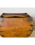 Wooden Rice Measure Baskets with Handles and Metal Accents, Sold Each-7. Asian & Chinese Furniture, Art, Antiques, Vintage Home Décor for sale at FEA Home