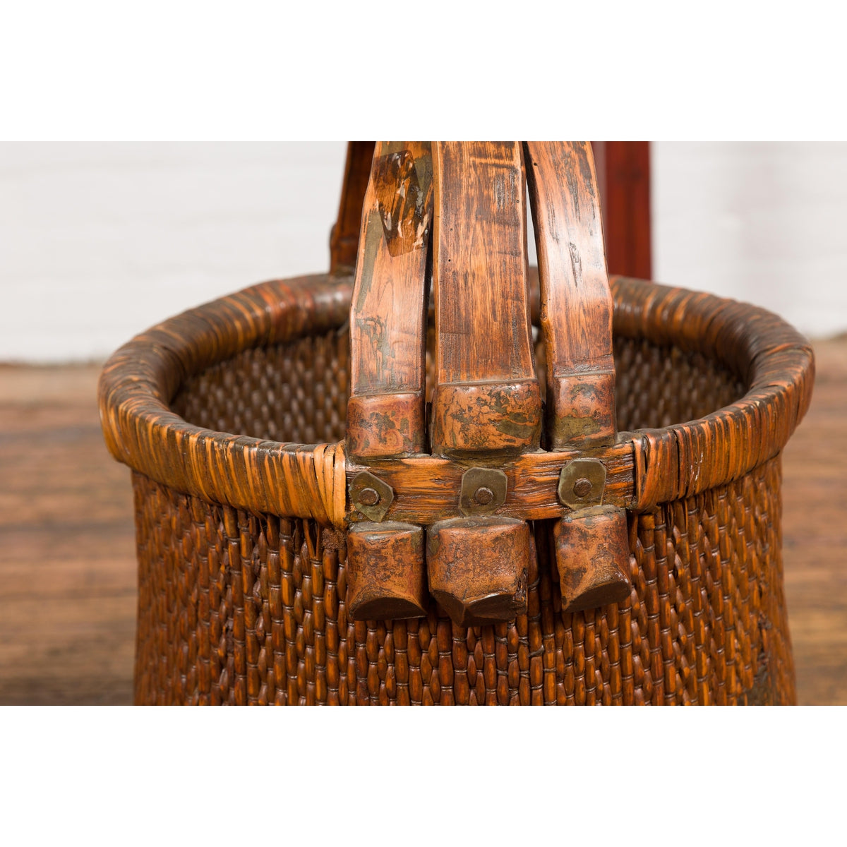 Chinese Antique Grain Baskets, Sold Each-13. Asian & Chinese Furniture, Art, Antiques, Vintage Home Décor for sale at FEA Home