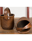 Chinese Antique Grain Baskets, Sold Each-18. Asian & Chinese Furniture, Art, Antiques, Vintage Home Décor for sale at FEA Home