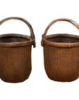 Chinese Antique Grain Baskets, Sold Each-1. Asian & Chinese Furniture, Art, Antiques, Vintage Home Décor for sale at FEA Home
