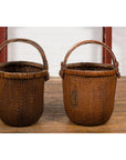 Chinese Antique Grain Baskets, Sold Each-4. Asian & Chinese Furniture, Art, Antiques, Vintage Home Décor for sale at FEA Home