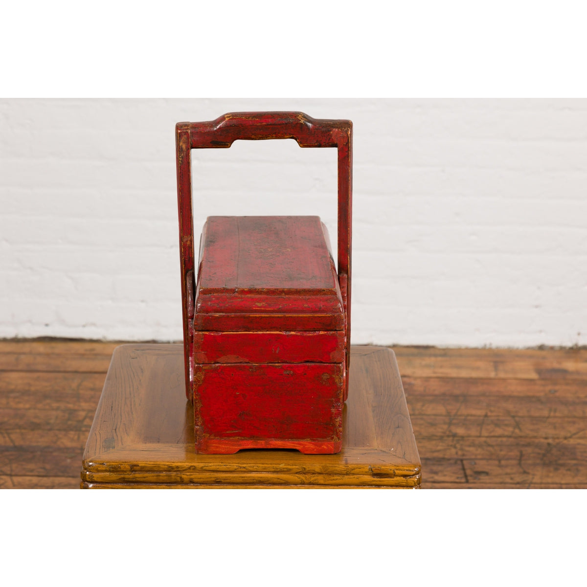 Chinese Antique Lidded Carrying Box-11. Asian & Chinese Furniture, Art, Antiques, Vintage Home Décor for sale at FEA Home