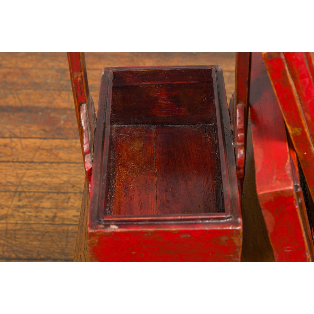 Chinese Antique Lidded Carrying Box-15. Asian & Chinese Furniture, Art, Antiques, Vintage Home Décor for sale at FEA Home
