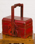 Chinese Antique Lidded Carrying Box-6. Asian & Chinese Furniture, Art, Antiques, Vintage Home Décor for sale at FEA Home