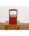 Chinese Antique Lidded Carrying Box-7. Asian & Chinese Furniture, Art, Antiques, Vintage Home Décor for sale at FEA Home