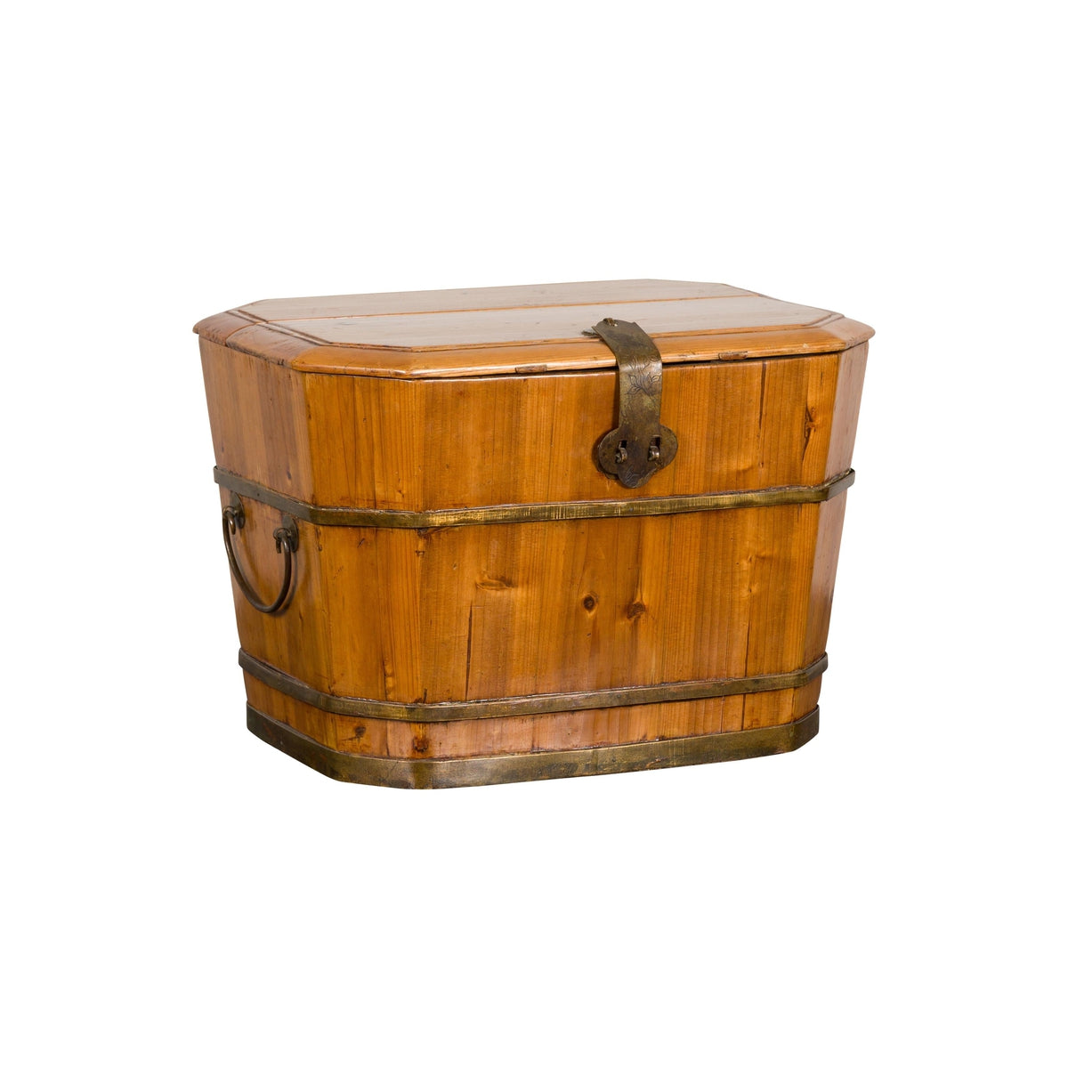 Antique Qing Dynasty Wooden Box with Lid-18. Asian & Chinese Furniture, Art, Antiques, Vintage Home Décor for sale at FEA Home