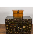Antique Qing Dynasty Wooden Box with Lid-4. Asian & Chinese Furniture, Art, Antiques, Vintage Home Décor for sale at FEA Home