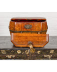 Wooden Box with Brass Lock and Removable Top-11. Asian & Chinese Furniture, Art, Antiques, Vintage Home Décor for sale at FEA Home