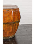 Wooden Box with Brass Lock and Removable Top-8. Asian & Chinese Furniture, Art, Antiques, Vintage Home Décor for sale at FEA Home