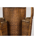 19th Century Tribal Handwoven Rattan Backpack with Inner Pockets-12. Asian & Chinese Furniture, Art, Antiques, Vintage Home Décor for sale at FEA Home