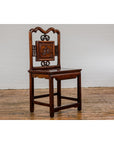 Qing Dynasty Period Rosewood Side Chair with Carved Splat and Grapevine Motif-10. Asian & Chinese Furniture, Art, Antiques, Vintage Home Décor for sale at FEA Home