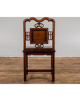 Qing Dynasty Period Rosewood Side Chair with Carved Splat and Grapevine Motif-13. Asian & Chinese Furniture, Art, Antiques, Vintage Home Décor for sale at FEA Home