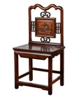 Qing Dynasty Period Rosewood Side Chair with Carved Splat and Grapevine Motif-17. Asian & Chinese Furniture, Art, Antiques, Vintage Home Décor for sale at FEA Home
