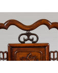 Qing Dynasty Period Rosewood Side Chair with Carved Splat and Grapevine Motif-7. Asian & Chinese Furniture, Art, Antiques, Vintage Home Décor for sale at FEA Home