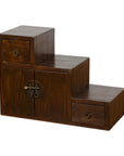 Vintage Tansu Staircase Side Cabinet-15. Asian & Chinese Furniture, Art, Antiques, Vintage Home Décor for sale at FEA Home