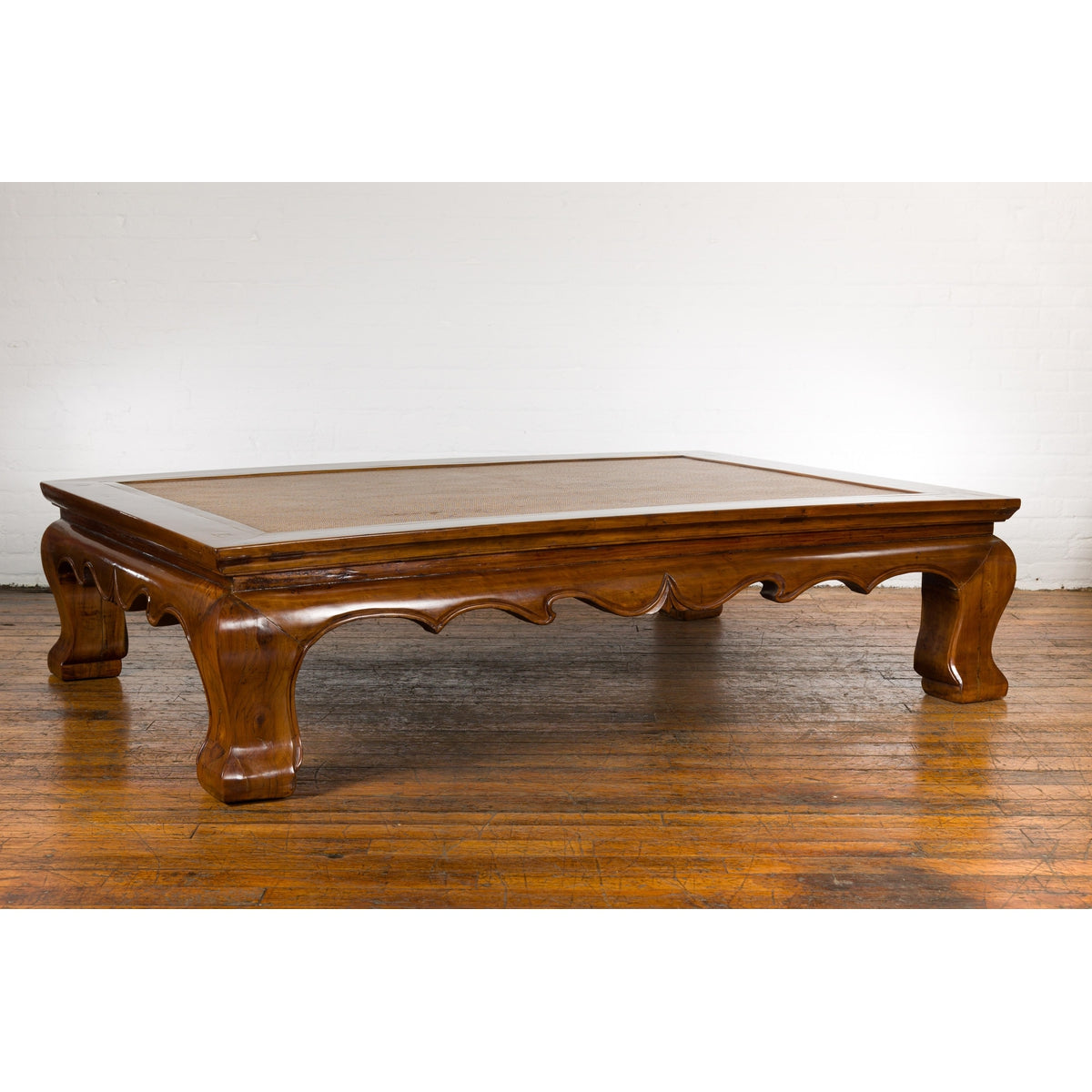 Late Qing Dynasty Opium Mat Coffee Table with Inset Rattan Top-11. Asian & Chinese Furniture, Art, Antiques, Vintage Home Décor for sale at FEA Home