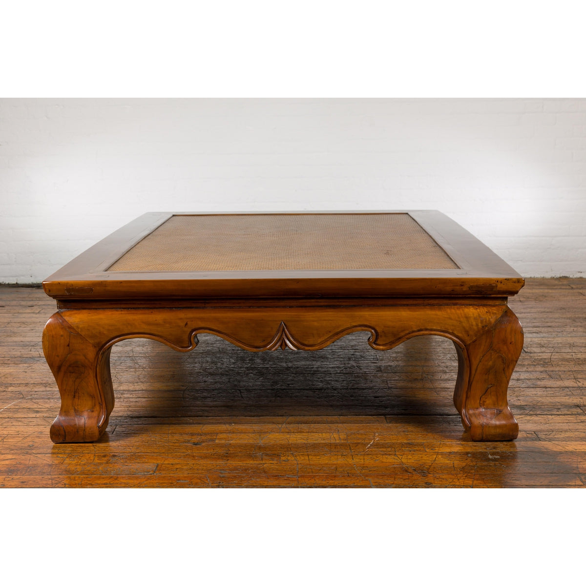 Late Qing Dynasty Opium Mat Coffee Table with Inset Rattan Top-12. Asian & Chinese Furniture, Art, Antiques, Vintage Home Décor for sale at FEA Home
