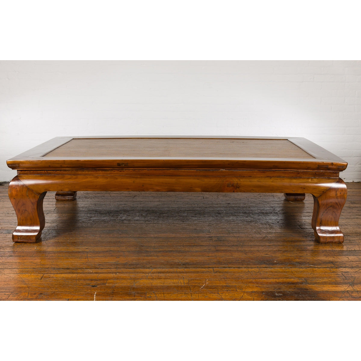 Late Qing Dynasty Opium Mat Coffee Table with Inset Rattan Top-15. Asian & Chinese Furniture, Art, Antiques, Vintage Home Décor for sale at FEA Home
