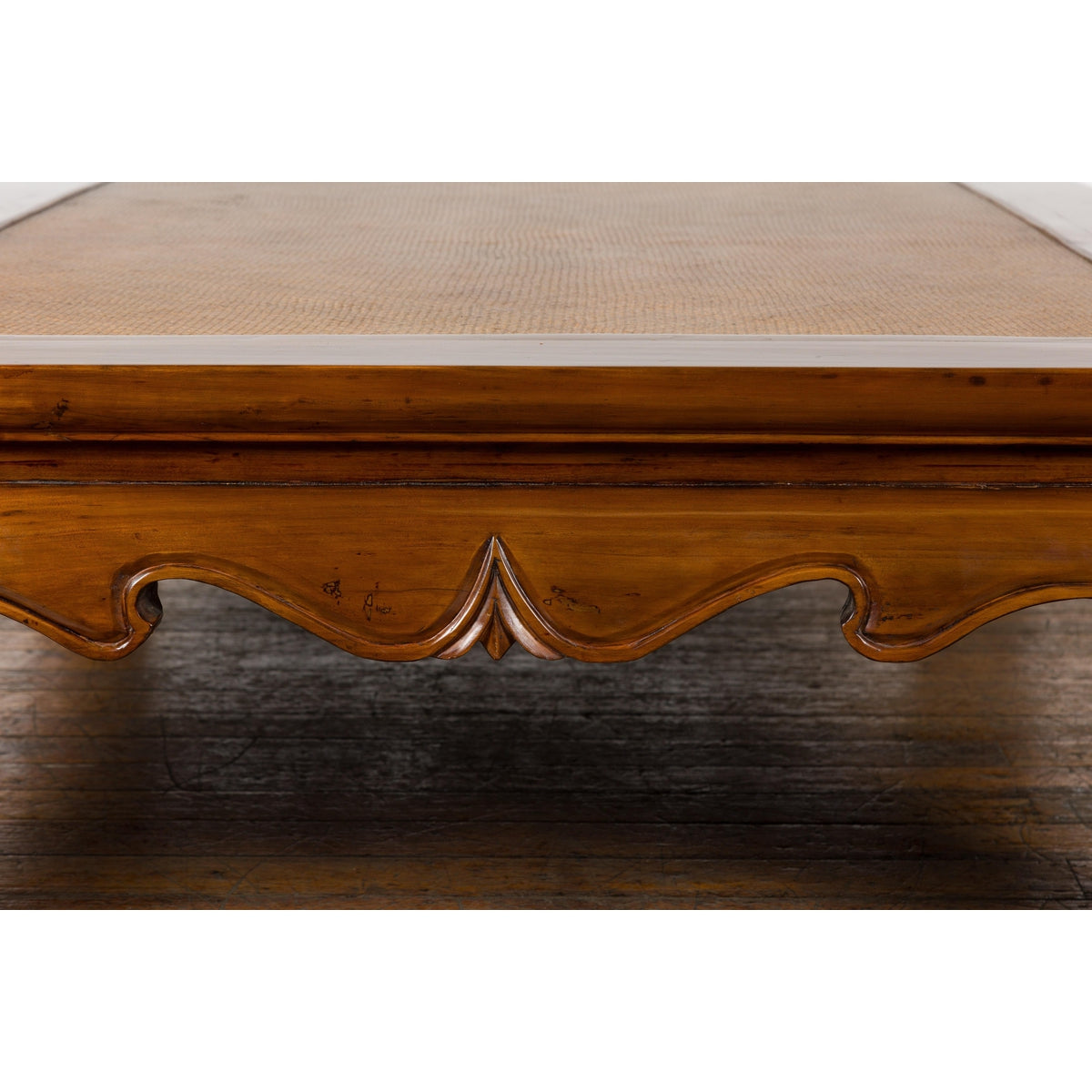 Late Qing Dynasty Opium Mat Coffee Table with Inset Rattan Top-17. Asian & Chinese Furniture, Art, Antiques, Vintage Home Décor for sale at FEA Home