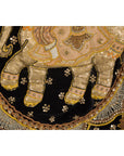 19th Century Kalaga Tapestry with Stones, Sequins and Pink Thread-14. Asian & Chinese Furniture, Art, Antiques, Vintage Home Décor for sale at FEA Home