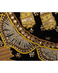 19th Century Kalaga Tapestry with Stones, Sequins and Pink Thread-16. Asian & Chinese Furniture, Art, Antiques, Vintage Home Décor for sale at FEA Home