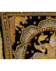 19th Century Kalaga Tapestry with Stones, Sequins and Pink Thread-4. Asian & Chinese Furniture, Art, Antiques, Vintage Home Décor for sale at FEA Home