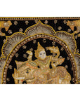 19th Century Kalaga Tapestry with Stones, Sequins and Pink Thread-5. Asian & Chinese Furniture, Art, Antiques, Vintage Home Décor for sale at FEA Home