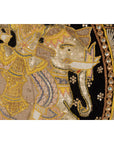 19th Century Kalaga Tapestry with Stones, Sequins and Pink Thread-9. Asian & Chinese Furniture, Art, Antiques, Vintage Home Décor for sale at FEA Home