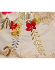 Vintage Silk Kimono with Gold, Silver and Red Embroidery-11. Asian & Chinese Furniture, Art, Antiques, Vintage Home Décor for sale at FEA Home