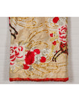 Vintage Silk Kimono with Gold, Silver and Red Embroidery-19. Asian & Chinese Furniture, Art, Antiques, Vintage Home Décor for sale at FEA Home